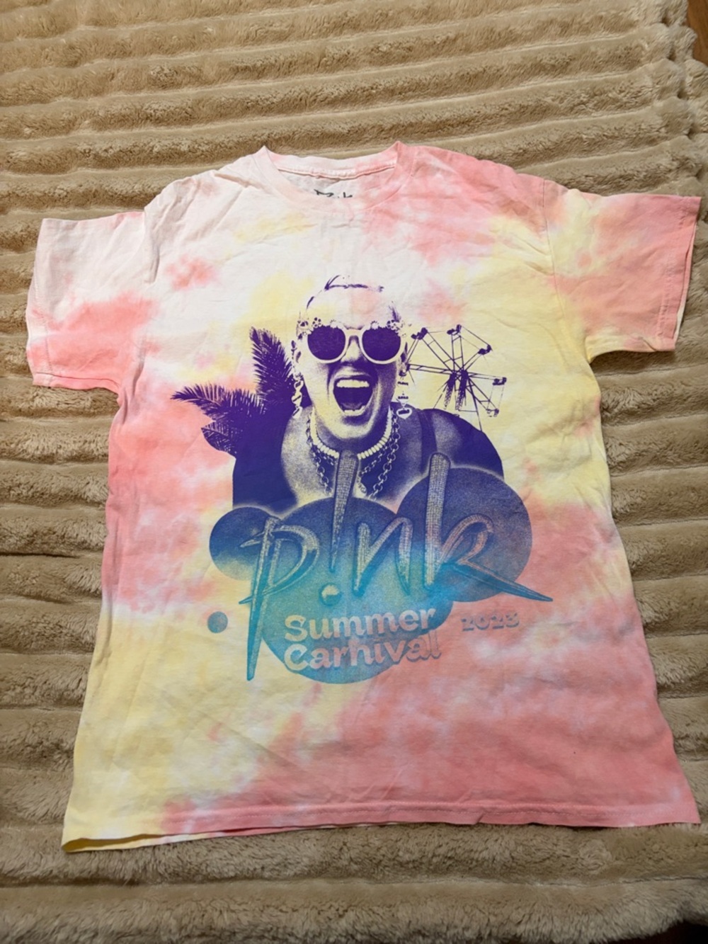 NK Summer Carnival 2023 Tour Shirt Tie Dye Official Merch Concert Tee